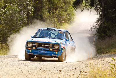 71;15-May-2011;71;Australia;Australian-Classic-Rally-Championship;Ford-Escort-RS1800;IROQ;Imbil;International-Rally-Of-Queensland;Keith-Fackrell;Peter-Stanford;QLD;Queensland;Sunshine-Coast;auto;motorsport;racing;special-stage;telephoto