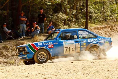 71;15-May-2011;71;Australia;Australian-Classic-Rally-Championship;Ford-Escort-RS1800;IROQ;Imbil;International-Rally-Of-Queensland;Keith-Fackrell;Peter-Stanford;QLD;Queensland;Sunshine-Coast;auto;motorsport;racing;special-stage;telephoto