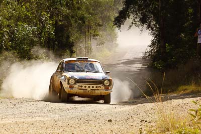 72;15-May-2011;Australia;Australian-Classic-Rally-Championship;David-Hills;Ford-Escort-Mk-I;IROQ;Imbil;International-Rally-Of-Queensland;Paul-Bennett;QLD;Queensland;Sunshine-Coast;auto;motorsport;racing;special-stage;telephoto