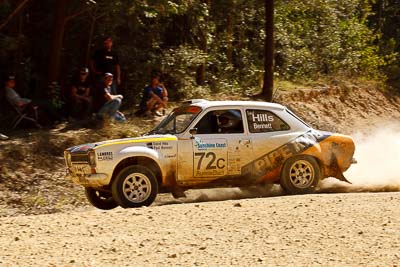 72;15-May-2011;Australia;Australian-Classic-Rally-Championship;David-Hills;Ford-Escort-Mk-I;IROQ;Imbil;International-Rally-Of-Queensland;Paul-Bennett;QLD;Queensland;Sunshine-Coast;auto;motorsport;racing;special-stage;telephoto