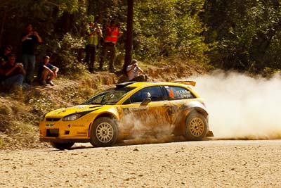 4;15-May-2011;4;APRC;Alister-McRae;Asia-Pacific-Rally-Championship;Australia;Bill-Hayes;IROQ;Imbil;International-Rally-Of-Queensland;Proton-Motorsports;Proton-Satria-Neo-S2000;QLD;Queensland;Sunshine-Coast;auto;motorsport;racing;special-stage;telephoto