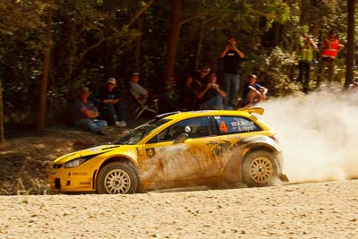 4;15-May-2011;4;APRC;Alister-McRae;Asia-Pacific-Rally-Championship;Australia;Bill-Hayes;IROQ;Imbil;International-Rally-Of-Queensland;Proton-Motorsports;Proton-Satria-Neo-S2000;QLD;Queensland;Sunshine-Coast;auto;motorsport;racing;special-stage;telephoto