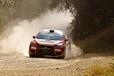 5;15-May-2011;5;APRC;Asia-Pacific-Rally-Championship;Australia;IROQ;Ieuan-Thomas;Imbil;International-Rally-Of-Queensland;Mark-Higgins;Mitsubishi-Lancer-Evolution-X;QLD;Queensland;Soueast-Motor-Kumho-Team;Sunshine-Coast;auto;motorsport;racing;special-stage;telephoto