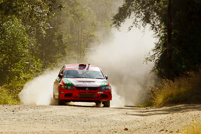 12;12;15-May-2011;APRC;Asia-Pacific-Rally-Championship;Australia;Bosowa-Rally-Team;Hade-Mboi;IROQ;Imbil;International-Rally-Of-Queensland;Mitsubishi-Lancer-Evolution-IX;QLD;Queensland;Subhan-Aksa;Sunshine-Coast;auto;motorsport;racing;special-stage;telephoto