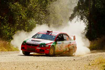 12;12;15-May-2011;APRC;Asia-Pacific-Rally-Championship;Australia;Bosowa-Rally-Team;Hade-Mboi;IROQ;Imbil;International-Rally-Of-Queensland;Mitsubishi-Lancer-Evolution-IX;QLD;Queensland;Subhan-Aksa;Sunshine-Coast;auto;motorsport;racing;special-stage;telephoto