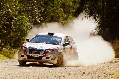 15;15-May-2011;APRC;Asia-Pacific-Rally-Championship;Australia;IROQ;Imbil;International-Rally-Of-Queensland;Karamjit-Singh;Proton-Cusco-Rally-Team;Proton-Satria-Neo;QLD;Queensland;Sunshine-Coast;Vivek-Ponnusamy;auto;motorsport;racing;special-stage;telephoto