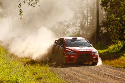 3;15-May-2011;3;APRC;Asia-Pacific-Rally-Championship;Australia;Gaurav-Gill;Glen-Macneall;IROQ;Imbil;International-Rally-Of-Queensland;Mitsubishi-Lancer-Evolution-X;QLD;Queensland;Sunshine-Coast;Team-MRF;auto;motorsport;racing;special-stage;telephoto