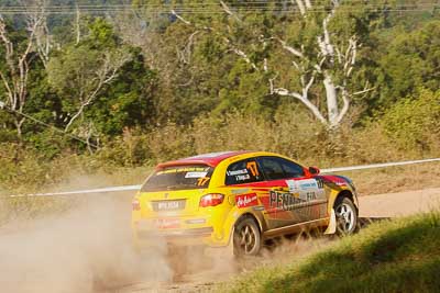 17;15-May-2011;17;APRC;Asia-Pacific-Rally-Championship;Australia;Gunaseelan-Rajoo;IROQ;Imbil;International-Rally-Of-Queensland;Jagdev-Singh;Pennzoil-GSR-Racing-Team;Proton-Satria-Neo;QLD;Queensland;Sunshine-Coast;auto;motorsport;racing;special-stage;telephoto