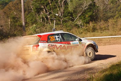 20;15-May-2011;20;ARC;Australia;Australian-Rally-Championship;IROQ;Imbil;International-Rally-Of-Queensland;John-Allen;QLD;Queensland;Ryan-Smart;Smart-Motorsport;Sunshine-Coast;Toyota-Corolla-Sportivo;auto;motorsport;racing;special-stage;telephoto