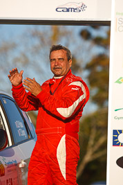 15-May-2011;APRC;Asia-Pacific-Rally-Championship;Australia;Daniel-Palau;IROQ;Imbil;International-Rally-Of-Queensland;QLD;Queensland;Sunshine-Coast;auto;motorsport;podium;racing;telephoto