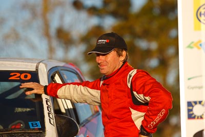 15-May-2011;ARC;Australia;Australian-Rally-Championship;IROQ;Imbil;International-Rally-Of-Queensland;John-Allen;QLD;Queensland;Sunshine-Coast;auto;motorsport;podium;racing;telephoto