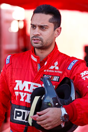 15-July-2011;APRC;Asia-Pacific-Rally-Championship;Gaurav-Gill;International-Rally-Of-Whangarei;NZ;New-Zealand;Northland;Rally;Whangarei;auto;garage;motorsport;portrait;pre‒event;racing;service-park;telephoto