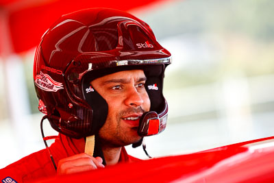 15-July-2011;APRC;Asia-Pacific-Rally-Championship;Gaurav-Gill;International-Rally-Of-Whangarei;NZ;New-Zealand;Northland;Rally;Whangarei;auto;garage;motorsport;portrait;pre‒event;racing;service-park;telephoto