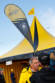 15-July-2011;APRC;Asia-Pacific-Rally-Championship;Chris-Mellors;International-Rally-Of-Whangarei;NZ;New-Zealand;Northland;Rally;Whangarei;auto;garage;interview;media;motorsport;portrait;pre‒event;racing;service-park;telephoto