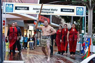 15-July-2011;APRC;Asia-Pacific-Rally-Championship;International-Rally-Of-Whangarei;Maori;NZ;New-Zealand;Northland;Rally;Wero;Whangarei;auto;ceremonial-start;ceremony;culture;garage;motorsport;pre‒event;racing;start;telephoto;tradition