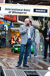 15-July-2011;APRC;Asia-Pacific-Rally-Championship;International-Rally-Of-Whangarei;NZ;New-Zealand;Northland;Rally;Whangarei;auto;ceremonial-start;ceremony;garage;motorsport;pre‒event;racing;start;telephoto