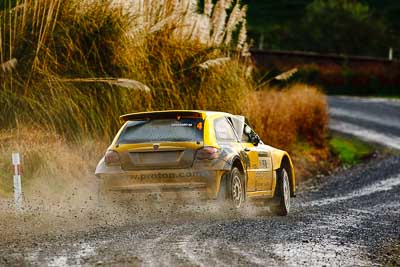 4;16-July-2011;4;APRC;Alister-McRae;Asia-Pacific-Rally-Championship;Bill-Hayes;International-Rally-Of-Whangarei;NZ;New-Zealand;Northland;Proton-Motorsports;Proton-Satria-Neo-S2000;Rally;Topshot;Whangarei;auto;garage;motorsport;racing;special-stage;super-telephoto