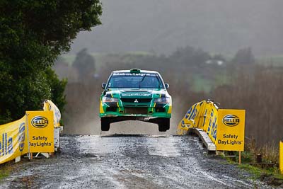 5;16-July-2011;5;APRC;Asia-Pacific-Rally-Championship;Brendan-Reeves;Brian-Green-Motorsport;International-Rally-Of-Whangarei;Mitsubishi-Lancer-Evolution-IX;NZ;New-Zealand;Northland;Rally;Rhianon-Smyth;Whangarei;auto;garage;motorsport;racing;special-stage;super-telephoto