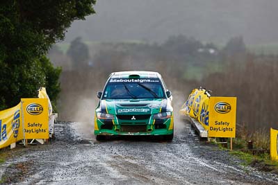 5;16-July-2011;5;APRC;Asia-Pacific-Rally-Championship;Brendan-Reeves;Brian-Green-Motorsport;International-Rally-Of-Whangarei;Mitsubishi-Lancer-Evolution-IX;NZ;New-Zealand;Northland;Rally;Rhianon-Smyth;Whangarei;auto;garage;motorsport;racing;special-stage;super-telephoto