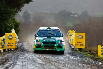 5;16-July-2011;5;APRC;Asia-Pacific-Rally-Championship;Brendan-Reeves;Brian-Green-Motorsport;International-Rally-Of-Whangarei;Mitsubishi-Lancer-Evolution-IX;NZ;New-Zealand;Northland;Rally;Rhianon-Smyth;Whangarei;auto;garage;motorsport;racing;special-stage;super-telephoto