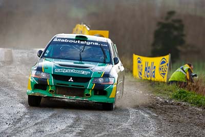 5;16-July-2011;5;APRC;Asia-Pacific-Rally-Championship;Brendan-Reeves;Brian-Green-Motorsport;International-Rally-Of-Whangarei;Mitsubishi-Lancer-Evolution-IX;NZ;New-Zealand;Northland;Rally;Rhianon-Smyth;Whangarei;auto;garage;motorsport;racing;special-stage;super-telephoto