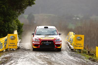 6;16-July-2011;6;APRC;Asia-Pacific-Rally-Championship;International-Rally-Of-Whangarei;Mitsubishi-Lancer-Evolution-X;NZ;New-Zealand;Northland;Rally;Richard-Mason;Sara-Mason;Soueast-Motor-Kumho-Team;Whangarei;auto;garage;motorsport;racing;special-stage;super-telephoto