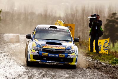 7;16-July-2011;7;APRC;Asia-Pacific-Rally-Championship;Ben-Atkinson;Emma-Gilmour;International-Rally-Of-Whangarei;NZ;New-Zealand;Northland;Rally;Subaru-Impreza-WRX-STI;Whangarei;auto;garage;motorsport;racing;special-stage;super-telephoto