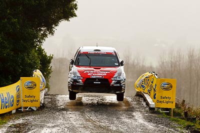 9;16-July-2011;9;APRC;Asia-Pacific-Rally-Championship;International-Rally-Of-Whangarei;NZ;New-Zealand;Northland;Pertamina-Cusco-Racing;Rally;Rifat-Sungkar;Scott-Beckwith;Whangarei;auto;garage;motorsport;racing;special-stage;super-telephoto