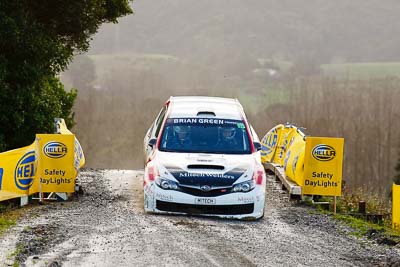 15;16-July-2011;APRC;Asia-Pacific-Rally-Championship;International-Rally-Of-Whangarei;Jason-Farmer;Matt-Jansen;NZ;New-Zealand;Northland;Rally;Subaru-Impreza-WRX-STI;Whangarei;auto;garage;motorsport;racing;special-stage;super-telephoto