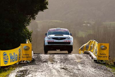 17;16-July-2011;17;APRC;Asia-Pacific-Rally-Championship;Daniel-Palau;International-Rally-Of-Whangarei;NZ;New-Zealand;Northland;Possum-Bourne-Motorsport;Rally;Subaru-Impreza-WRX-STI;Thierry-Song;Whangarei;auto;garage;motorsport;racing;special-stage;super-telephoto