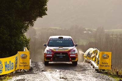 19;16-July-2011;19;APRC;Asia-Pacific-Rally-Championship;Fan-Fan;International-Rally-Of-Whangarei;Junwei-Fang;Mitsubishi-Lancer-Evolution-X;NZ;New-Zealand;Northland;Rally;Soueast-Motor-Kumho-Team;Whangarei;auto;garage;motorsport;racing;special-stage;super-telephoto