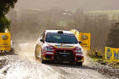 19;16-July-2011;19;APRC;Asia-Pacific-Rally-Championship;Fan-Fan;International-Rally-Of-Whangarei;Junwei-Fang;Mitsubishi-Lancer-Evolution-X;NZ;New-Zealand;Northland;Rally;Soueast-Motor-Kumho-Team;Whangarei;auto;garage;motorsport;racing;special-stage;super-telephoto