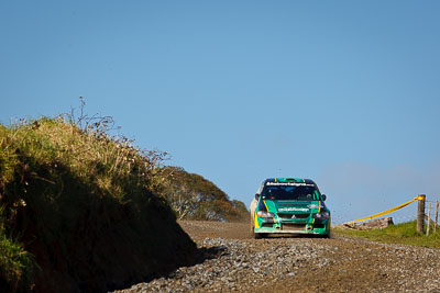 5;16-July-2011;5;APRC;Asia-Pacific-Rally-Championship;Brendan-Reeves;Brian-Green-Motorsport;International-Rally-Of-Whangarei;Mitsubishi-Lancer-Evolution-IX;NZ;New-Zealand;Northland;Rally;Rhianon-Smyth;Whangarei;auto;garage;motorsport;racing;special-stage;telephoto