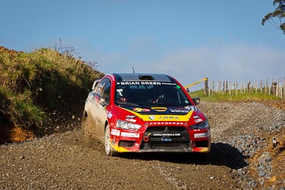 6;16-July-2011;6;APRC;Asia-Pacific-Rally-Championship;International-Rally-Of-Whangarei;Mitsubishi-Lancer-Evolution-X;NZ;New-Zealand;Northland;Rally;Richard-Mason;Sara-Mason;Soueast-Motor-Kumho-Team;Whangarei;auto;garage;motorsport;racing;special-stage;telephoto