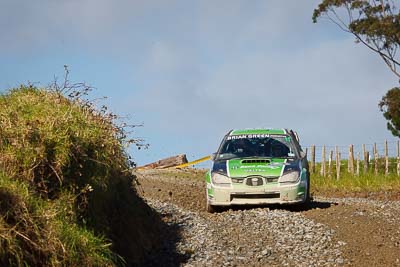 11;11;16-July-2011;APRC;Asia-Pacific-Rally-Championship;Ben-Hawkins;Ben-Jagger;International-Rally-Of-Whangarei;NZ;New-Zealand;Northland;Rally;Subaru-Impreza-WRX-STI;Whangarei;auto;garage;motorsport;racing;special-stage;telephoto