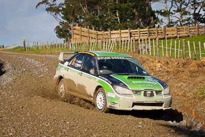 11;11;16-July-2011;APRC;Asia-Pacific-Rally-Championship;Ben-Hawkins;Ben-Jagger;International-Rally-Of-Whangarei;NZ;New-Zealand;Northland;Rally;Subaru-Impreza-WRX-STI;Whangarei;auto;garage;motorsport;racing;special-stage;telephoto