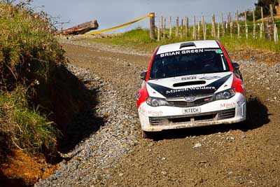 15;16-July-2011;APRC;Asia-Pacific-Rally-Championship;International-Rally-Of-Whangarei;Jason-Farmer;Matt-Jansen;NZ;New-Zealand;Northland;Rally;Subaru-Impreza-WRX-STI;Whangarei;auto;garage;motorsport;racing;special-stage;telephoto