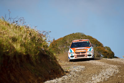 27;16-July-2011;27;APRC;Asia-Pacific-Rally-Championship;Glenn-Goldring;Glenn-Inkster;International-Rally-Of-Whangarei;Mitsubishi-Lancer-Evolution-IX;NZ;New-Zealand;Northland;Rally;Whangarei;auto;garage;motorsport;racing;special-stage;super-telephoto