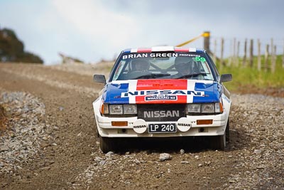 59;16-July-2011;APRC;Asia-Pacific-Rally-Championship;Deborah-Kibble;International-Rally-Of-Whangarei;NZ;New-Zealand;Nissan-240RS;Northland;Rally;Rob-Wylie;Whangarei;auto;garage;motorsport;racing;special-stage;super-telephoto