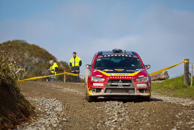 22;16-July-2011;22;APRC;Asia-Pacific-Rally-Championship;Hao-Yuan;Hongyu-Pan;International-Rally-Of-Whangarei;Mitsubishi-Lancer-Evolution-X;NZ;New-Zealand;Northland;Rally;Soueast-Motor-Kumho-Team;Whangarei;auto;garage;motorsport;racing;special-stage;super-telephoto