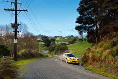 2;16-July-2011;2;APRC;Asia-Pacific-Rally-Championship;Chris-Atkinson;International-Rally-Of-Whangarei;NZ;New-Zealand;Northland;Proton-Motorsports;Proton-Satria-Neo-S2000;Rally;Stephane-Prevot;Whangarei;auto;garage;landscape;motorsport;racing;scenery;special-stage;wide-angle