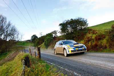 7;16-July-2011;7;APRC;Asia-Pacific-Rally-Championship;Ben-Atkinson;Emma-Gilmour;International-Rally-Of-Whangarei;NZ;New-Zealand;Northland;Rally;Subaru-Impreza-WRX-STI;Whangarei;auto;clouds;garage;landscape;motorsport;racing;scenery;sky;special-stage;wide-angle