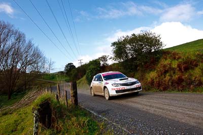 17;16-July-2011;17;APRC;Asia-Pacific-Rally-Championship;Daniel-Palau;International-Rally-Of-Whangarei;NZ;New-Zealand;Northland;Possum-Bourne-Motorsport;Rally;Subaru-Impreza-WRX-STI;Thierry-Song;Whangarei;auto;clouds;garage;landscape;motorsport;racing;scenery;sky;special-stage;wide-angle