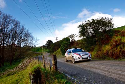 18;16-July-2011;APRC;Asia-Pacific-Rally-Championship;International-Rally-Of-Whangarei;Karamjit-Singh;NZ;New-Zealand;Northland;Proton-Cusco-Rally-Team;Proton-Satria-Neo;Rally;Vivek-Ponnusamy;Whangarei;auto;clouds;garage;landscape;motorsport;racing;scenery;sky;special-stage;wide-angle