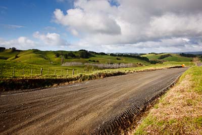 16-July-2011;APRC;Asia-Pacific-Rally-Championship;International-Rally-Of-Whangarei;NZ;New-Zealand;Northland;Rally;Whangarei;auto;clouds;garage;landscape;motorsport;nature;racing;road;scenery;sky;wide-angle