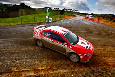 3;16-July-2011;3;APRC;Asia-Pacific-Rally-Championship;Gaurav-Gill;Glen-Macneall;International-Rally-Of-Whangarei;Mitsubishi-Lancer-Evolution-X;NZ;New-Zealand;Northland;Rally;Team-MRF;Whangarei;auto;garage;landscape;motorsport;racing;scenery;special-stage;wide-angle