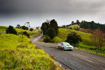 11;11;16-July-2011;APRC;Asia-Pacific-Rally-Championship;Ben-Hawkins;Ben-Jagger;International-Rally-Of-Whangarei;NZ;New-Zealand;Northland;Rally;Subaru-Impreza-WRX-STI;Whangarei;auto;clouds;garage;landscape;motorsport;racing;scenery;sky;special-stage;wide-angle