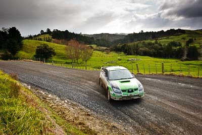 11;11;16-July-2011;APRC;Asia-Pacific-Rally-Championship;Ben-Hawkins;Ben-Jagger;International-Rally-Of-Whangarei;NZ;New-Zealand;Northland;Rally;Subaru-Impreza-WRX-STI;Whangarei;auto;clouds;garage;landscape;motorsport;racing;scenery;sky;special-stage;wide-angle