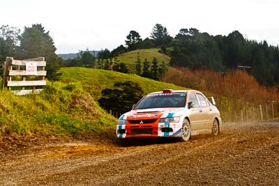 27;16-July-2011;27;APRC;Asia-Pacific-Rally-Championship;Glenn-Goldring;Glenn-Inkster;International-Rally-Of-Whangarei;Mitsubishi-Lancer-Evolution-IX;NZ;New-Zealand;Northland;Rally;Whangarei;auto;garage;motorsport;racing;special-stage;telephoto