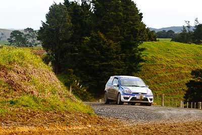 49;16-July-2011;APRC;Asia-Pacific-Rally-Championship;Ford-Fiesta-ST;International-Rally-Of-Whangarei;NZ;New-Zealand;Northland;Phil-Campbell;Rally;Venita-Fabbro;Whangarei;auto;garage;motorsport;racing;special-stage;telephoto